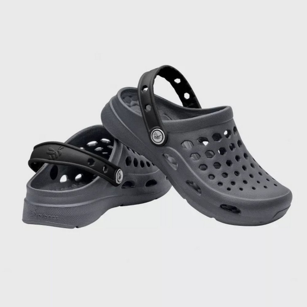 Joybees Kids' Dylan Slip-On Water Shoes Charcoal